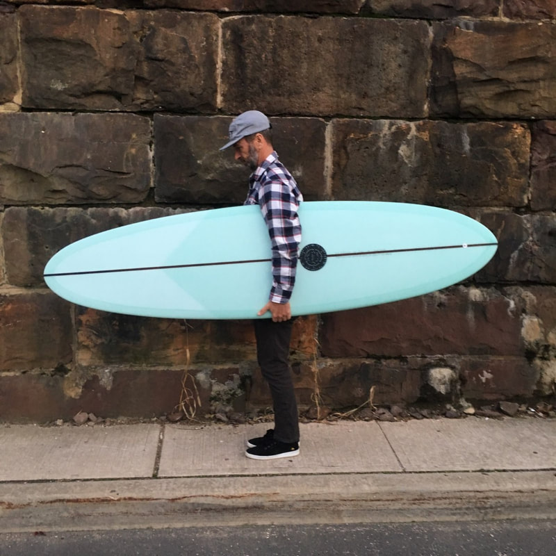Brother Surf Crafts Custom Mid Length Surfboard