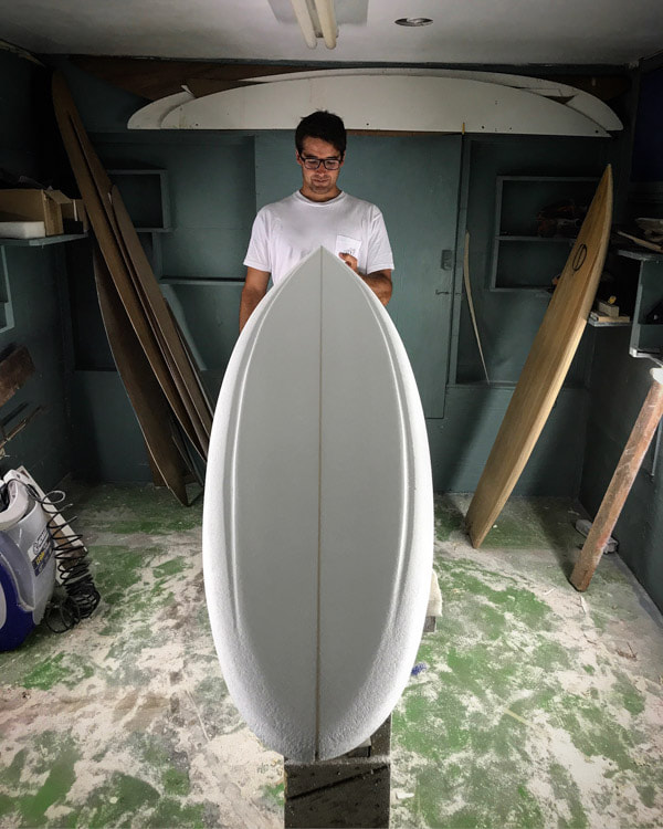 The shaping bay of Brother Surf Crafts