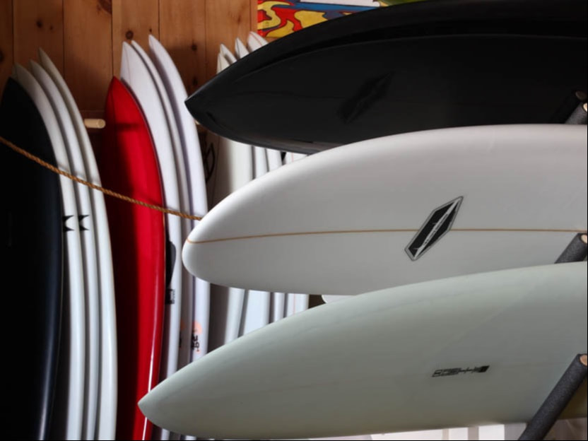 Surfboards at Drift Surf Shop